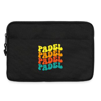 Pádel Vintage - Laptop bag 13" - black - Front
