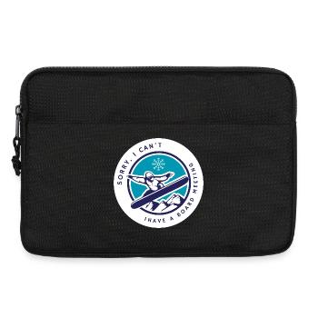 Snowboarding Board Meeting - Laptoptasche 13" - Schwarz - Vorne