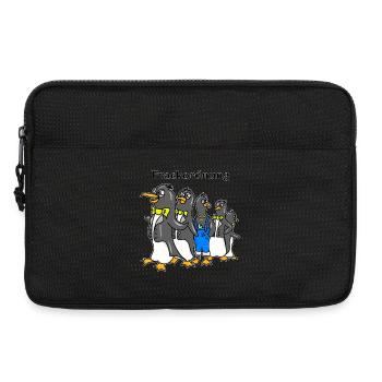 Frackordnung - Lustiger Pinguin Cartoon - Laptoptasche 13" - Schwarz - Vorne