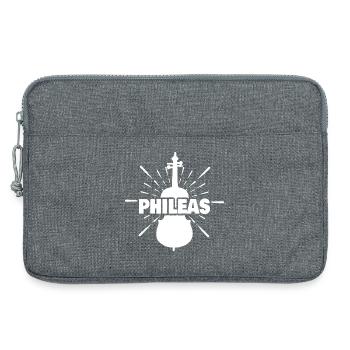Cadeau pour Phileas - Sacoche pour ordinateur portable 13 pouces - gris chiné - Devant