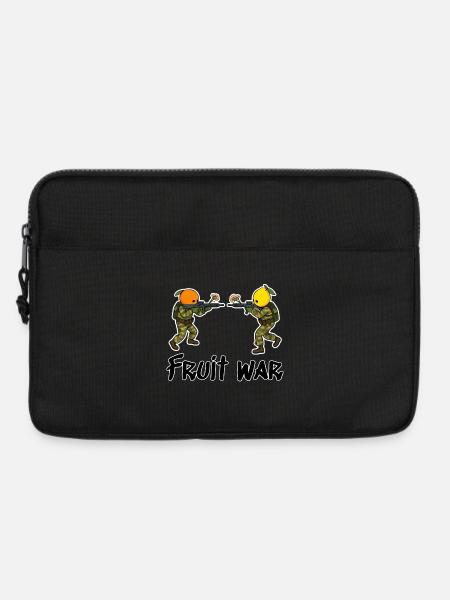 Fruit War Duel of Fruits - Laptop bag 13" - black