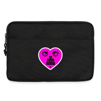 Pferde - Laptoptasche 13" - Schwarz - Vorne