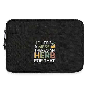 Zertifizierte klinische botanische Spezialistenbekleidung - Laptoptasche 13" - Schwarz - Vorne