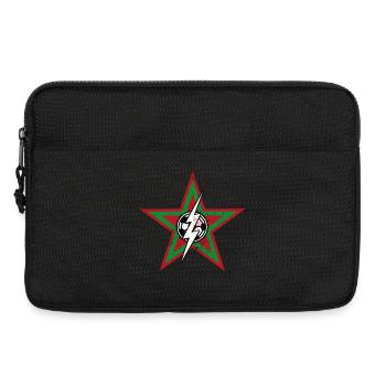 Étoile du football marocain - Sacoche pour ordinateur portable 13 pouces - noir - Devant