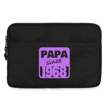 Papa 1968 - Laptoptasche 13" - Schwarz - Vorne