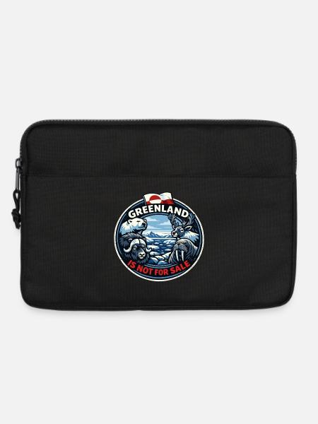 Grönland Ist Nicht Zum Verkauf Flagge - Laptoptasche 13" - Schwarz