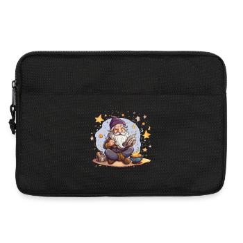 Gnome en lecture chez Starfire - Sacoche pour ordinateur portable 13 pouces - noir - Devant