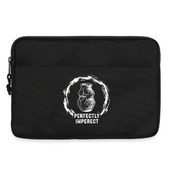 Perfectly Imperfect Vase - Laptop bag 13" - black - Front