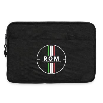 Coordonnées Rome - Sacoche pour ordinateur portable 13 pouces - noir - Devant