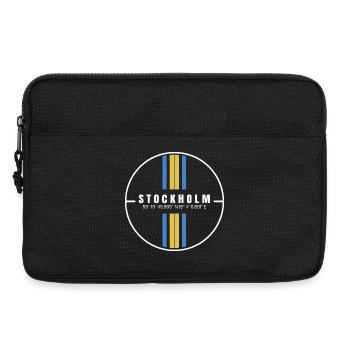 Stockholm Coordinates - Laptop bag 13" - black - Front