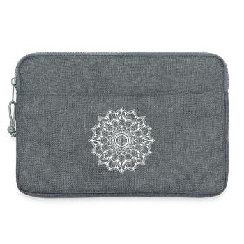 Mandala - Laptoptasche 13" - Grau meliert - Vorne
