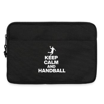 KEEP CALM AND HANDBALL! DEUTSCHLAND EUROPAMEISTER - Laptoptasche 13" - Schwarz - Vorne