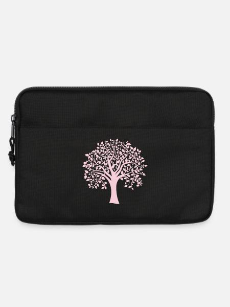 Icon Pink Jumbo Tree Print Silhouette - Laptoptasche 13" - Schwarz