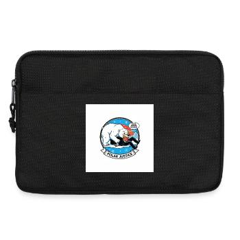 PolarJustice Cartoon - Laptop bag 13" - black - Front