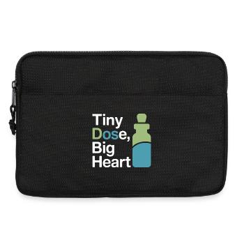 Certified Clinical Micro-Dose Practitioner Apparel - Laptop bag 13" - black - Front