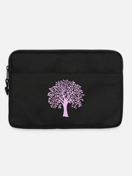Icon Lila-Jumbo-Baum-Print-Silhouette - Laptoptasche 13" - Schwarz