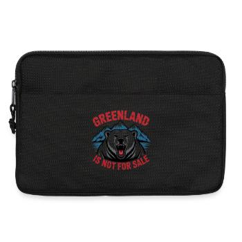 Le Groenland n’est pas à vendre ! - Groenland / Grønland - Sacoche pour ordinateur portable 13 pouces - noir - Devant