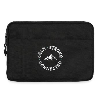 Mountain connection district logo - Laptop bag 13" - black - Front