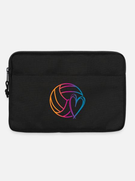Volleyball Ball - Laptoptasche 13" - Schwarz