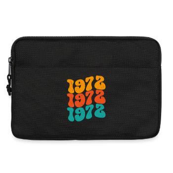 Vintage 1972 - Laptop bag 13" - black - Front