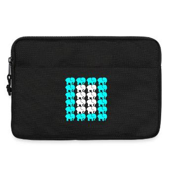 Éléphant - Sacoche pour ordinateur portable 13 pouces - noir - Devant