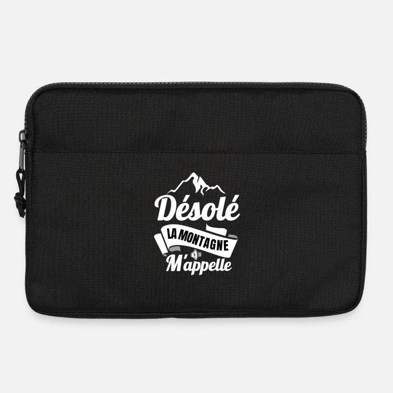 Entschuldigung, der Berg ruft mich - Laptoptasche 13" - Schwarz