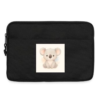 Kindermotiv_Koala - Laptoptasche 13" - Schwarz - Vorne