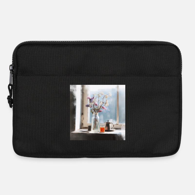 Friedliche Ruhe - Laptoptasche 13" - Schwarz