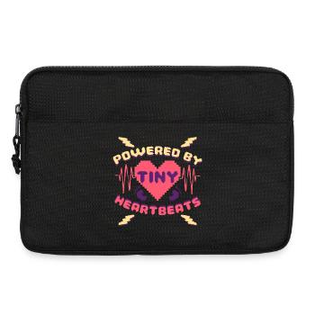 Infirmière en néonatologie alimentée par de minuscules battements de cœur - Sacoche pour ordinateur portable 13 pouces - noir - Devant