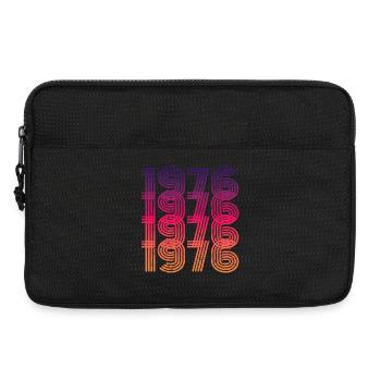 Vintage 1976 - Laptoptasche 13" - Schwarz - Vorne