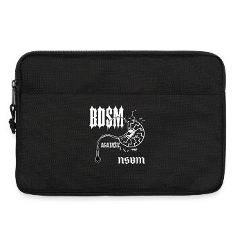 Contraste gothique BDSM - Sacoche pour ordinateur portable 13 pouces - noir - Devant