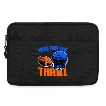 Footballtrainer Witziges Zitat - Laptoptasche 13" - Schwarz - Vorne