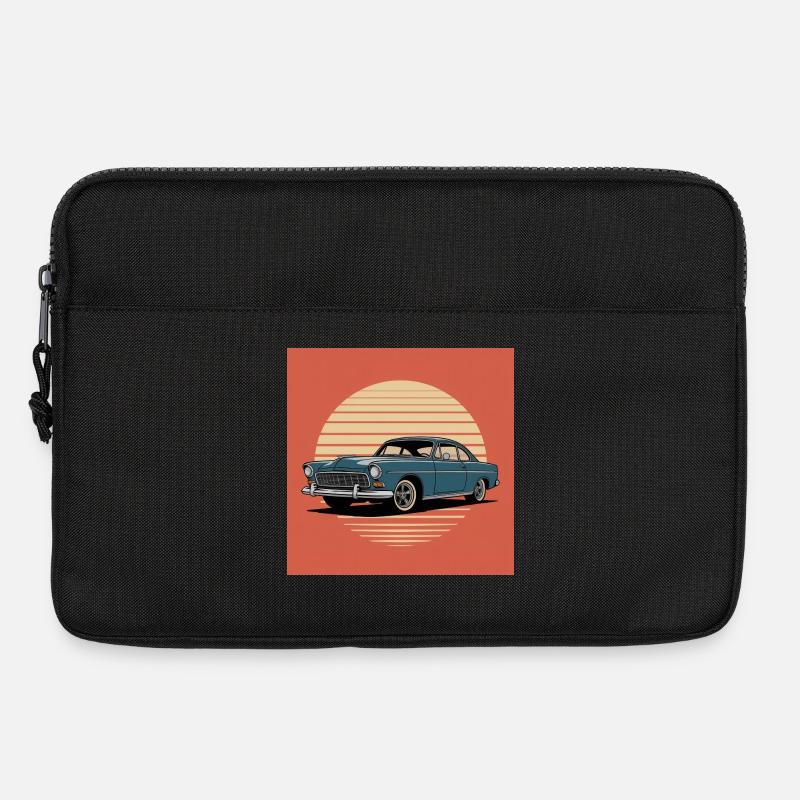 Sunset Drive Oldtimer - Laptoptasche 13" - Schwarz