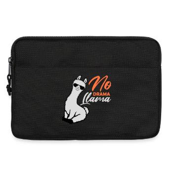 No Drama Lama Cool Sonnenbrille Sitzend Entspannt - Laptoptasche 13" - Schwarz - Vorne