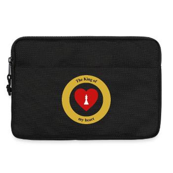 Le Roi de mon cœur : L’ultime but est l’amour - Sacoche pour ordinateur portable 13 pouces - noir - Devant