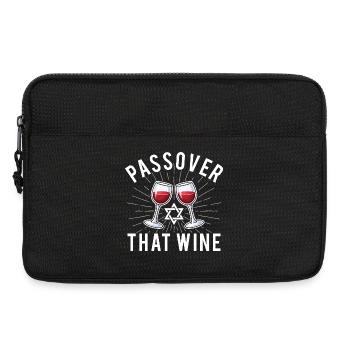 Passover That Wine Funny Jewish Holiday Pesach - Laptop bag 13" - black - Front