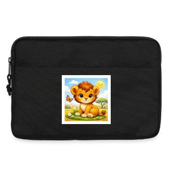Sunny the Little Lion - Laptop bag 13" - black - Front