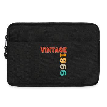 1966 Vintage - Laptoptasche 13" - Schwarz - Vorne