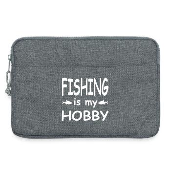 Pêche - Sacoche pour ordinateur portable 13 pouces - gris chiné - Devant