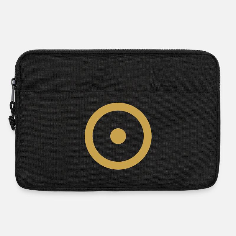 joystick-minimal-gold - Laptoptasche 13" - Schwarz