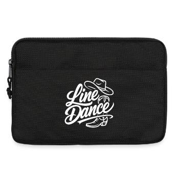 Line Dance – Country Western Tanz - Laptop bag 13" - black - Front
