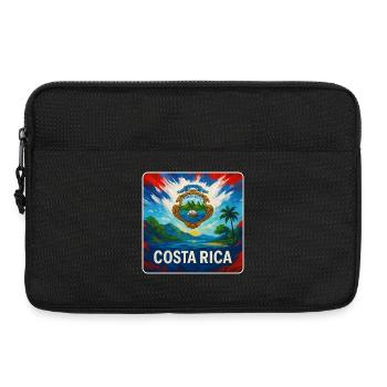 Costa Rica Reise Design - Laptoptasche 13" - Schwarz - Vorne