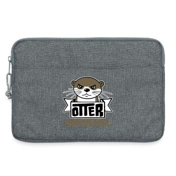 Otter Nonsense Lustig Wortspiel Otter Liebe Spruch - Laptoptasche 13" - Grau meliert - Vorne