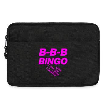 TENDANCE B-B-B-BINGO, PLAISIR VIRAL, PRÉSIDENT 🪑 D’ÉCOLE À MÈMES - Sacoche pour ordinateur portable 13 pouces - noir - Devant