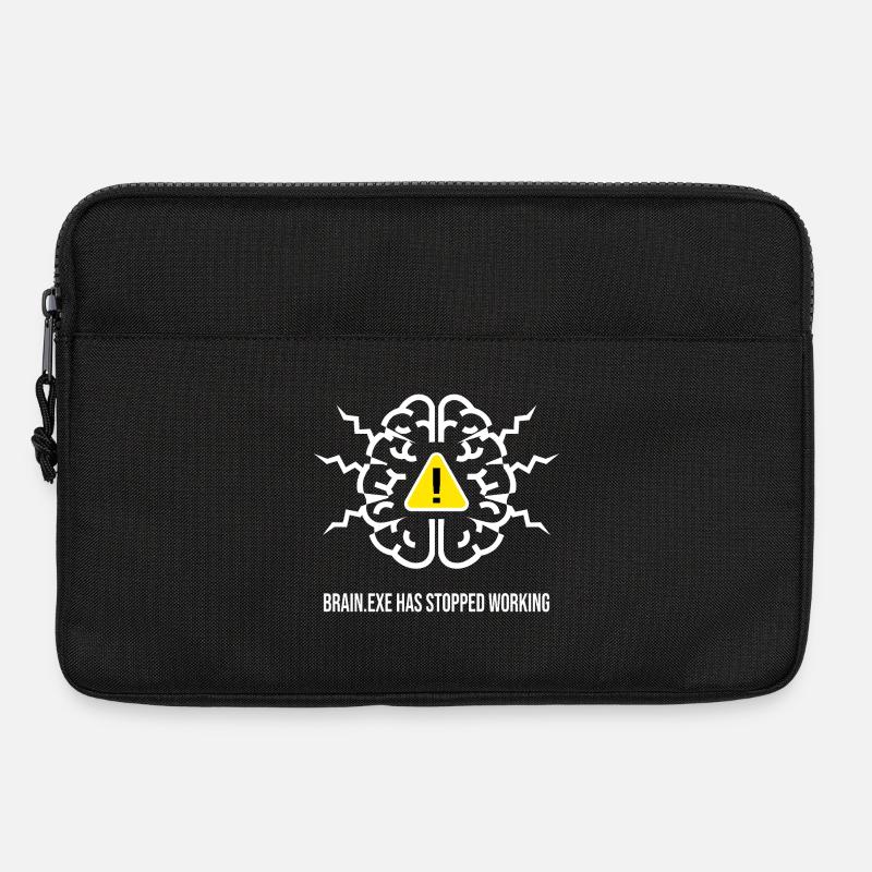 BRAIN.EXE HAS STOPPED WORKING - Panne Cérébrale BL - Sacoche pour ordinateur portable 13 pouces - noir