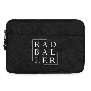 Radball, Radballer, Hallenradsport - Laptoptasche 13" - Schwarz - Vorne