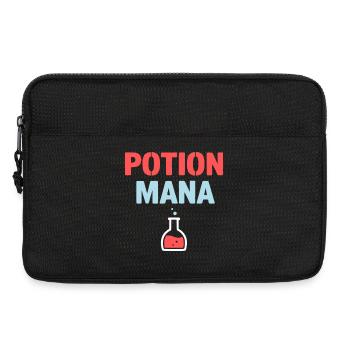 Potion Mana Text Gaming - Laptoptasche 13" - Schwarz - Vorne