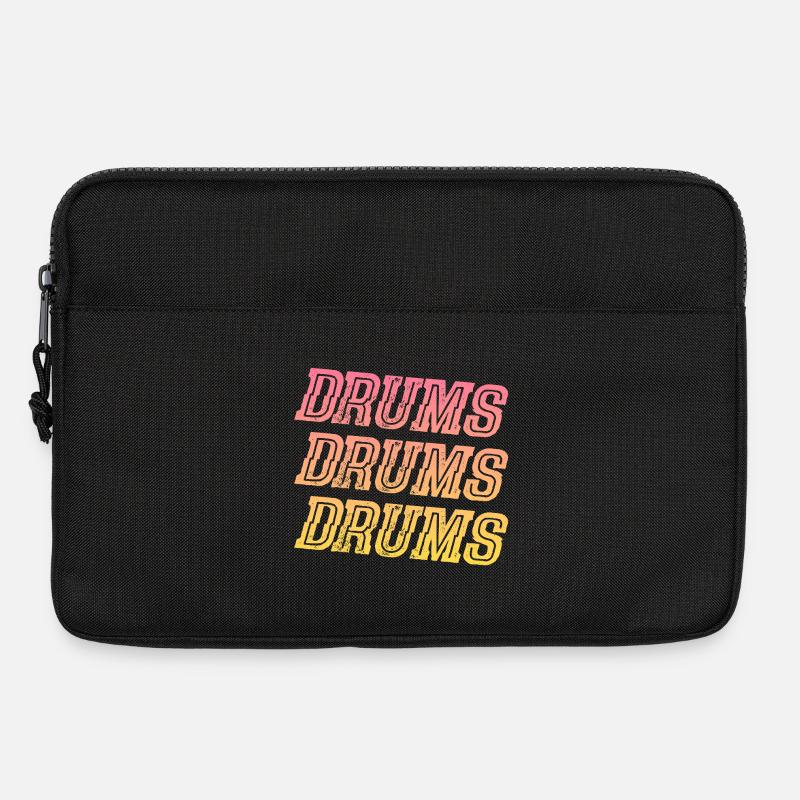 Drums Drums Drums - Laptoptasche 13" - Schwarz