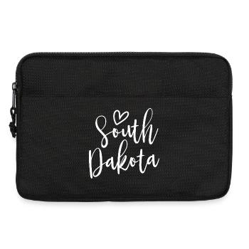 South Dakota Heart Women's Love South Dakota - Laptop bag 13" - black - Front