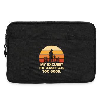 Gardener in the sun: apologies accepted - Laptop bag 13" - black - Front